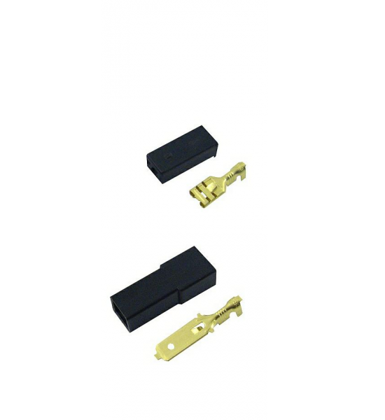 Conector priza auto, 1 pin/1 cale, Negru/Auriu Conector priza auto, 1 pin/1 cale, Negru/Auriu