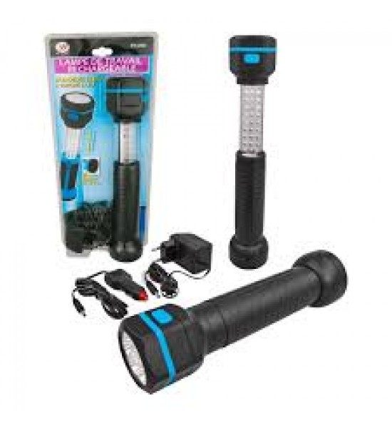 Lampă cu 36 LED-uri - Reîncărcabilă, Cu Încărcătoare Auto și de Priză