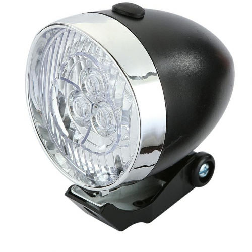  Lanterna far bicicleta 3 SUPER LED, aluminiu, 3 AAA