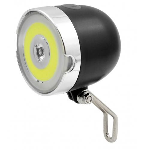 Lampa pentru bicicleta cob+1 led super alb