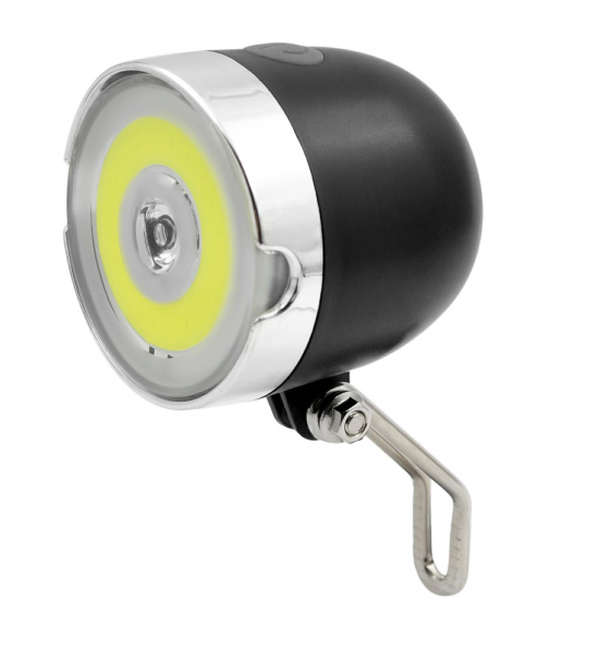 Lampa pentru bicicleta cob+1 led super alb