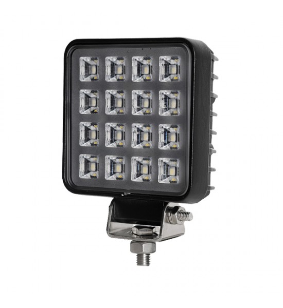 Proiector auto patrat, 9-32V, 16W, 16 leduri Proiector auto patrat, 9-32V, 16W, 16 leduri