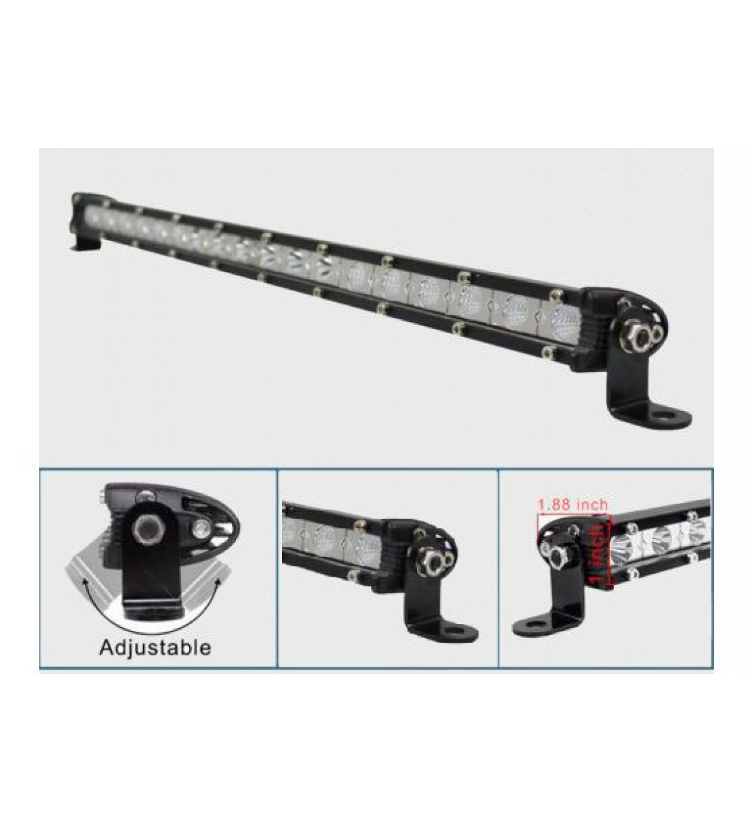 Proiector auto LED bar, off road, 72W, 10-48v, 24 Leduri, 670mm