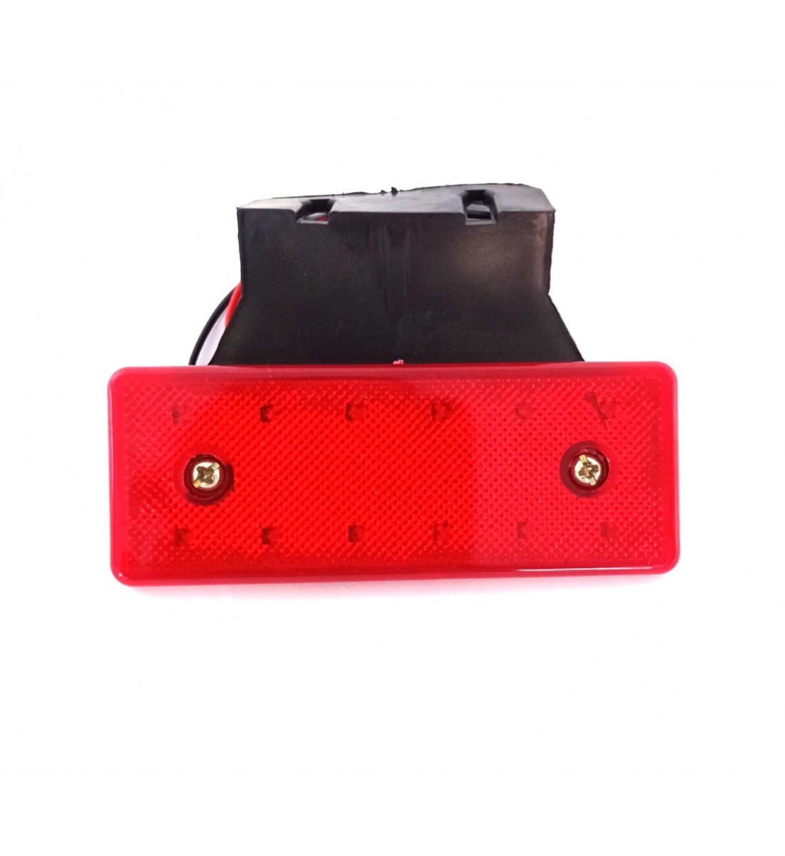 Lampa Led auto, 12 leduri, 24v, rosie, suport de prindere	