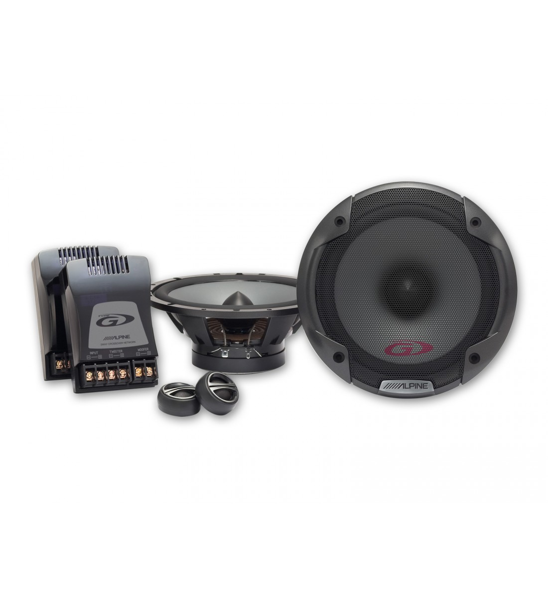 Set 2 Difuzoare Audio Auto, ALPINE SPG-17CS, 16.5CM, 70W RMS