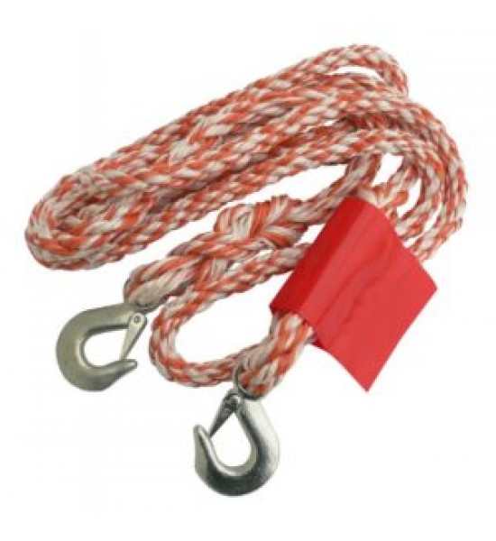 Funie de remorcare, 4 m, impletita cu carlige, 3.5 t