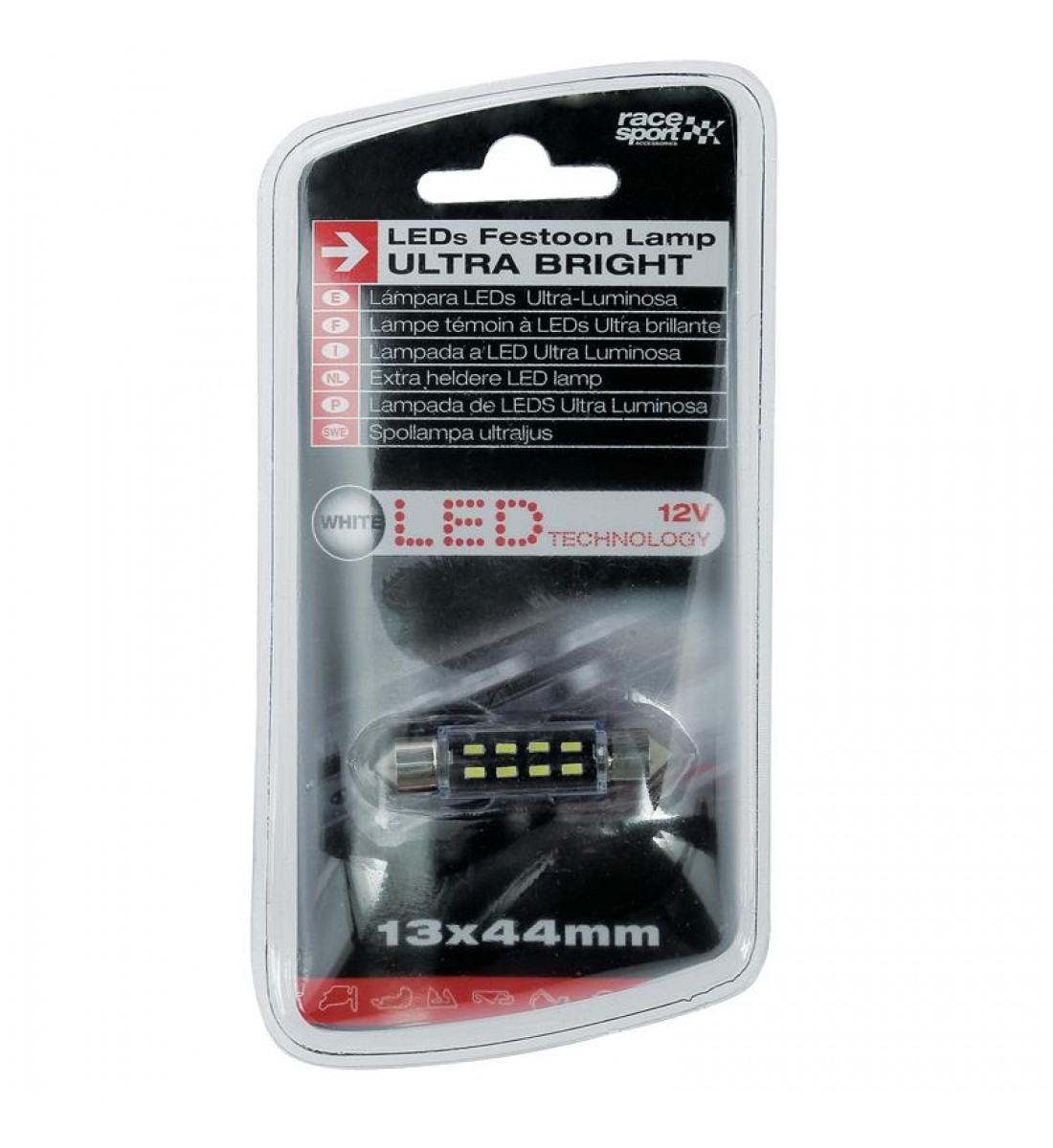 Bec sofit ultra luminos 13x44 mm 12V