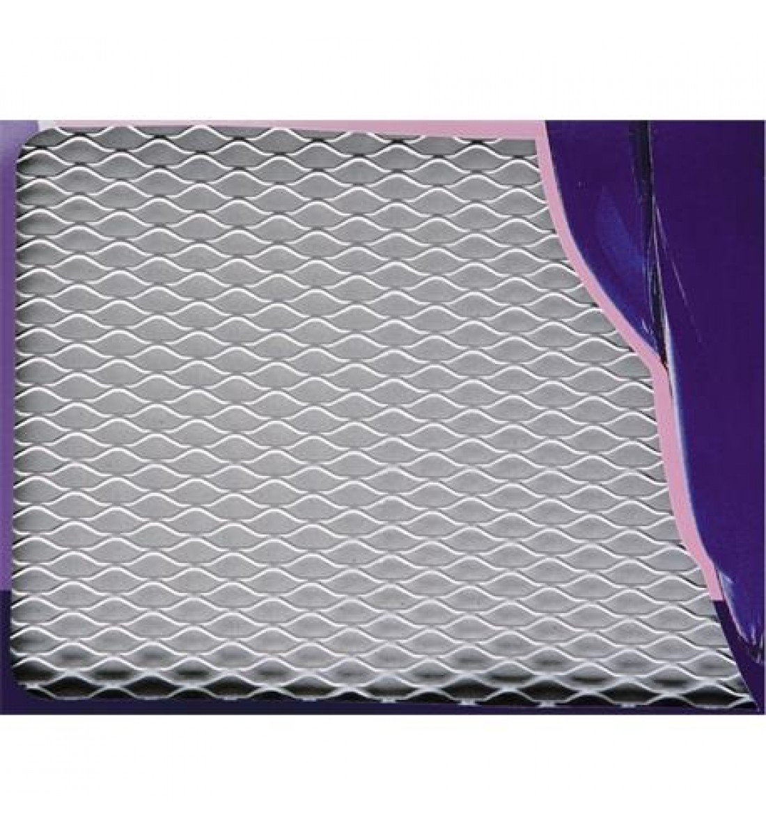 Grila din aluminiu pentru bara de protectie 33x100 CM , argintie