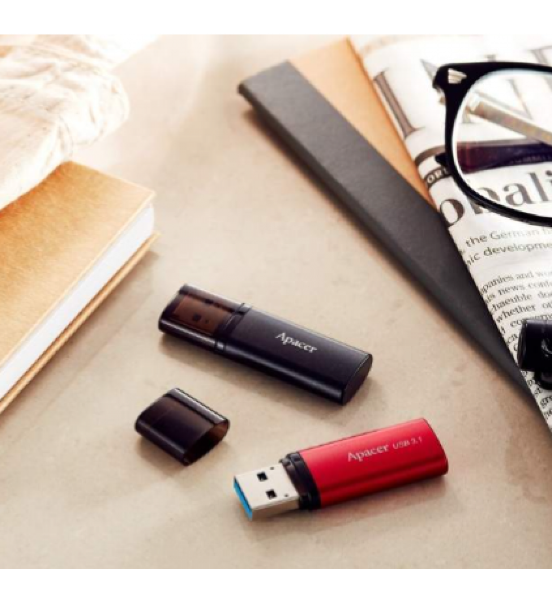 Memorie USB Stick, Apacer, AH350, 128GB, USB 3.0, Negru Memorie USB Stick, Apacer, AH350, 128GB, USB 3.0, Negru