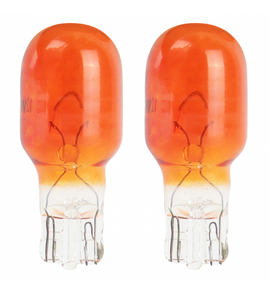 Set 2 becuri halogen auto, T15, WY16 W, W2.1 × 9.5d, 16w, 12 V