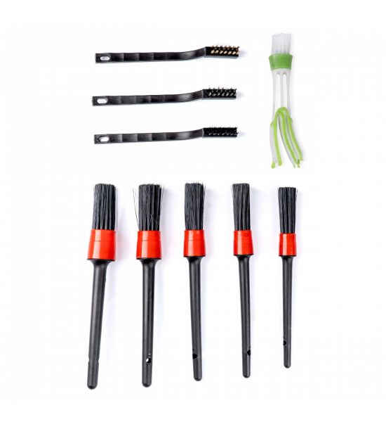 Set detailing auto, perii, 8 piese