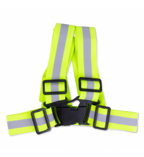 Vesta reflectorizanta, tip ham, reflectorizanta, culoare verde EN20471