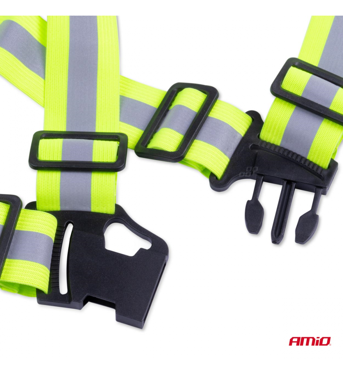 Vesta reflectorizanta, tip ham, reflectorizanta, culoare verde EN20471