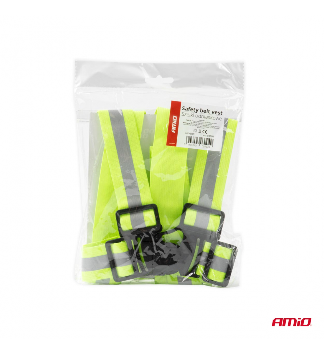 Vesta reflectorizanta, tip ham, reflectorizanta, culoare verde EN20471