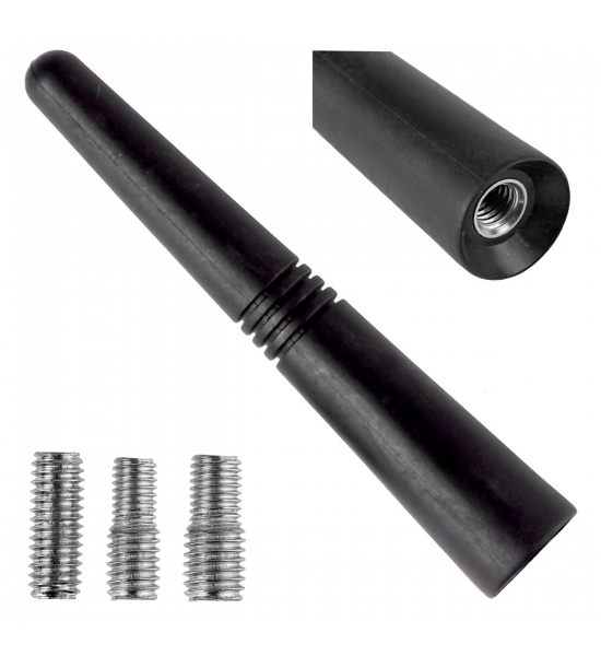 Cap Antena Radio Auto, plafon, universala, 9 cm, 3 adaptoare 5/6/7mm