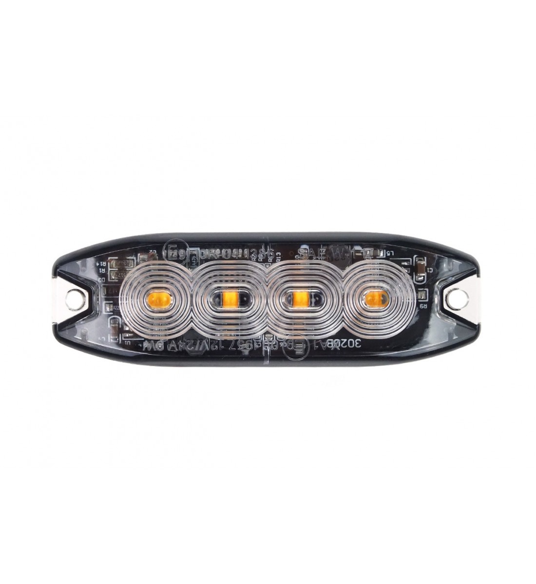 Proiector, lumina ambră pentru grătar 4x3W LED R65 R10 12/24V IP67