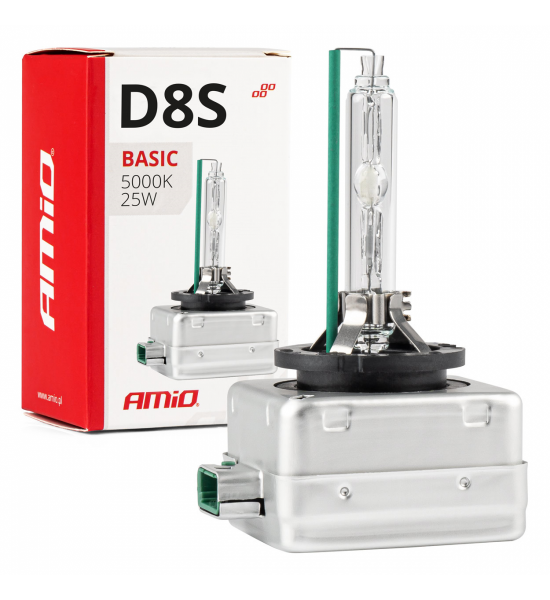 Bec xenon tip D8S 35W 5000K AMiO BASIC Bec xenon tip D8S 35W 5000K AMiO BASIC
